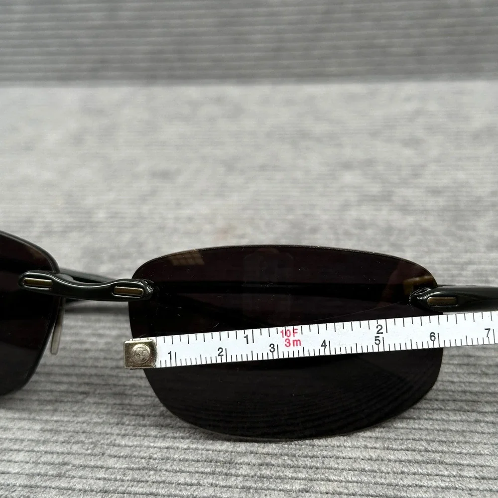 Maui Jim Ho'okipa Sport Y2K Sunglasses Black Rimless MJ-907-02 Japan 64/17-130